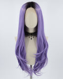 Ombre Purple Synthetic Lace Front Wig WT197