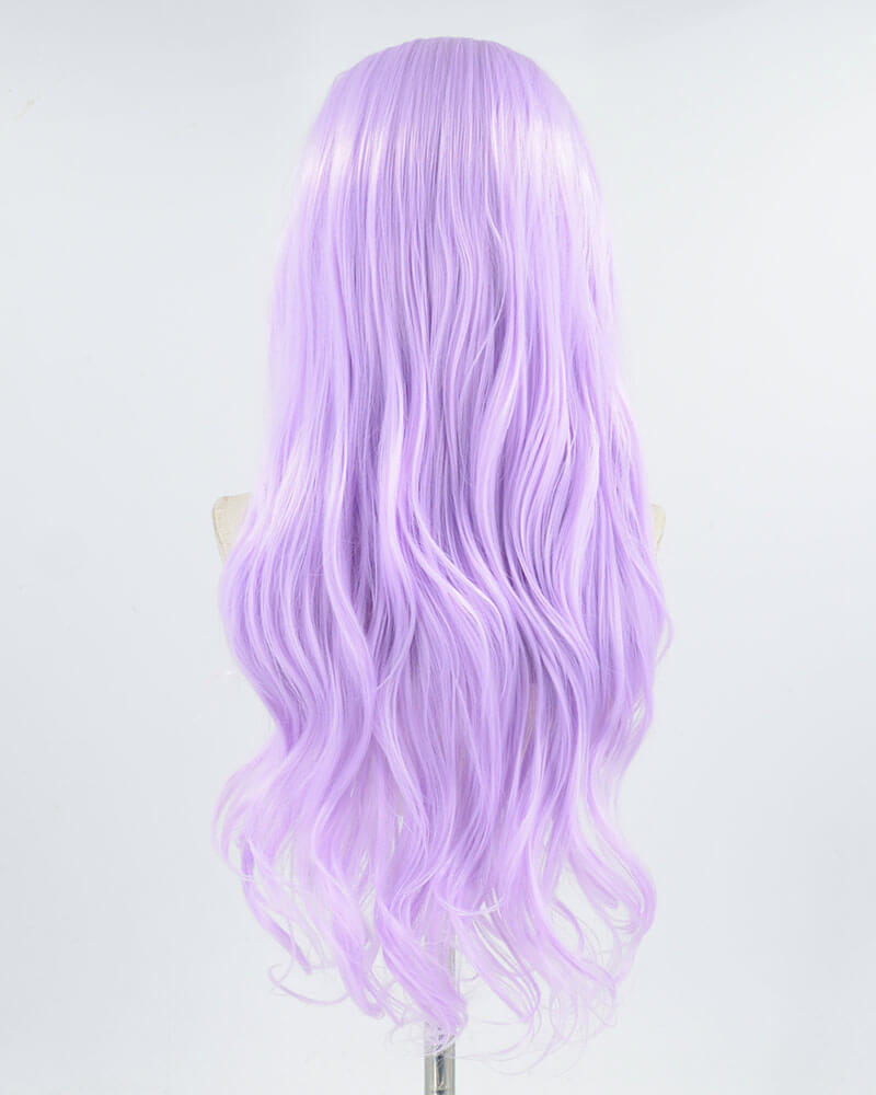 Light Purple Synthetic Lace Front Wig WT213