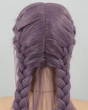 Braided Purple Synthetic Lace Front Wig WT107