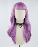 Purple Wavy Synthetic Wig HW220