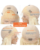 Blonde 613 Bob Human Hair Wig HT025