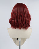 Short Wine Red Synthetic Wig HW094