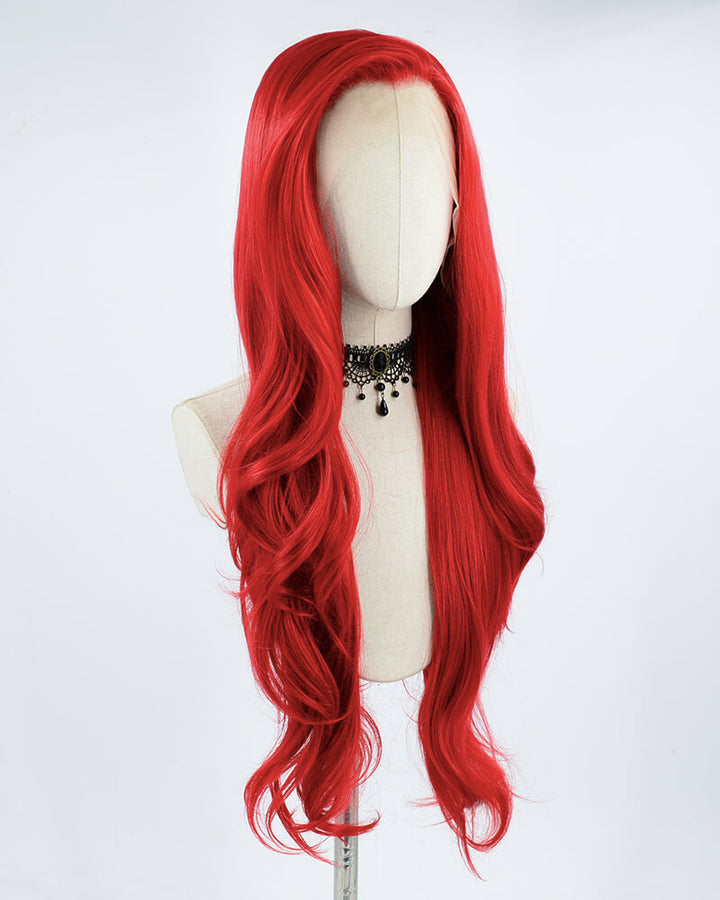 Vivid Red Synthetic Wig Wallpaper Photography Vivid Red Synthetic Wig Wallpaper Photography