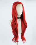 Red Synthetic Lace Front Wig WT037