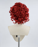 Red Short Curly Synthetic Lace Front Wig WW424