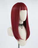 Red Straight Synthetic Wig HW161