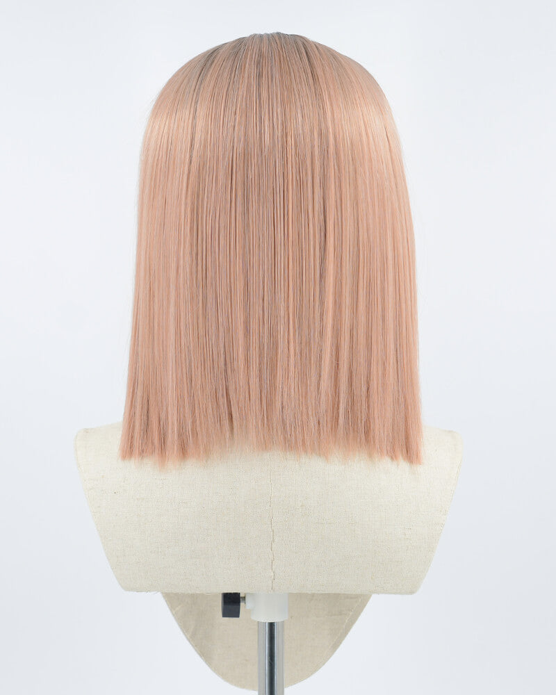 Ombre Pink Synthetic Lace front Wig WT038