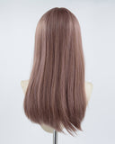 Rose Pink Streaked Synthetic Wig HW229