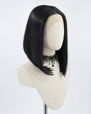 Short Black Synthetic Lace Front Wigs WT015