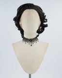 Short Black Curly Synthetic Lace Front Wig WW423
