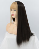 Brown Mixed Blonde Synthetic Wig HW081