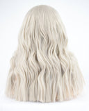 Gray Short Synthetic Lace Front Wig WW078