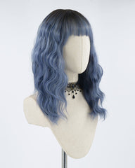 Ombre Blue Synthetic Wig HW134