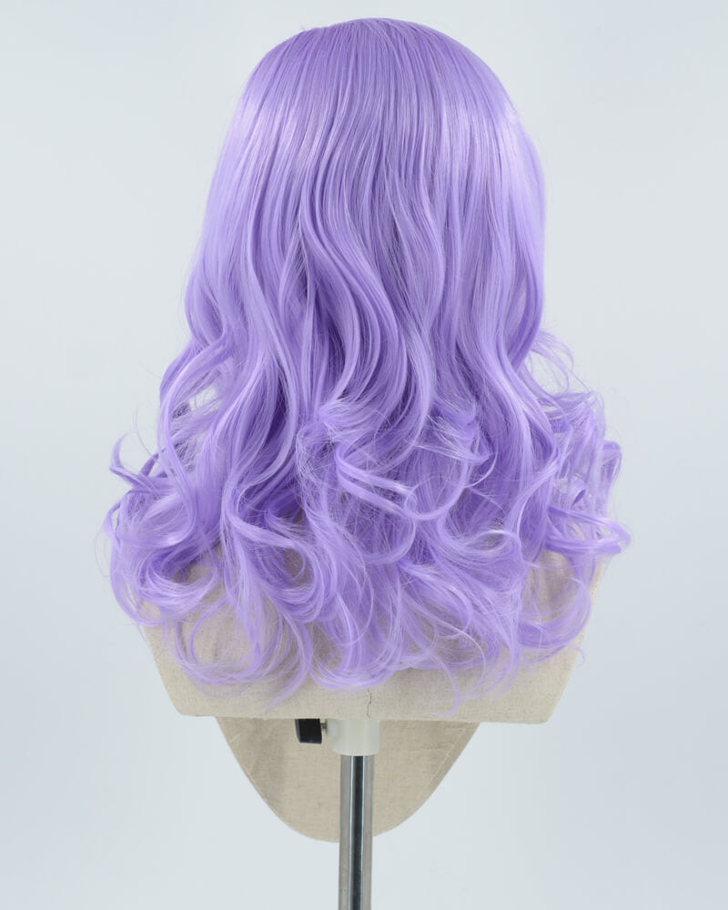 Ombre Light Purple Synthetic Lace Front Wig WW283