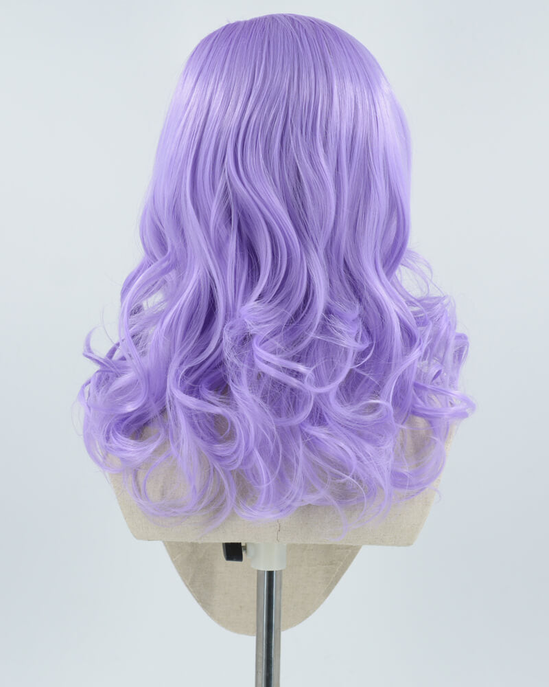 Ombre Light Purple Synthetic Lace Front Wig WW283