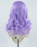 Ombre Light Purple Synthetic Lace Front Wig WW283