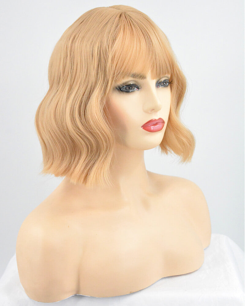 Short Wavy Hard front Wig HW009