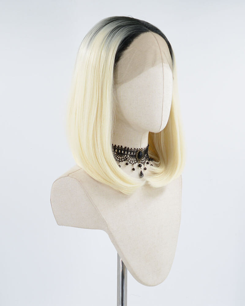 Ombre Short Synthetic Lace Front Wig WW193