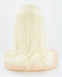 613 Platinum Blonde Straight Synthetic Lace Front Wig WW006