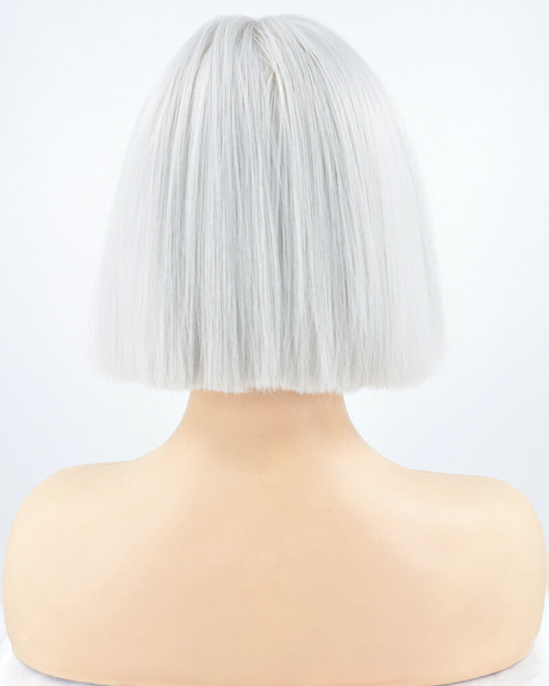Silver Hard front Wig HW017