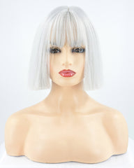 Silver Hard front Wig HW017