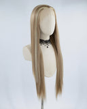 Blonde Streaked Synthetic Lace Front Wig WW425