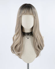 Ombre Ash Grey Synthetic Wig HW128