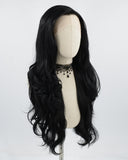 Long Black Synthetic Lace Front Wig WT029