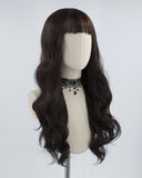 Long Black Wavy Synthetic Wig HW151