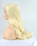 613 Blonde Wavy Synthetic Lace Front Wig WW160