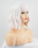 White Mixed Hard front Wig HW020