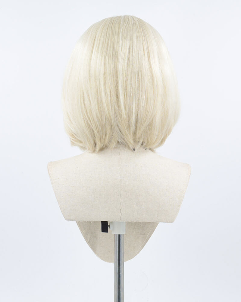 Short Blonde Synthetic Lace Front Wig WW015