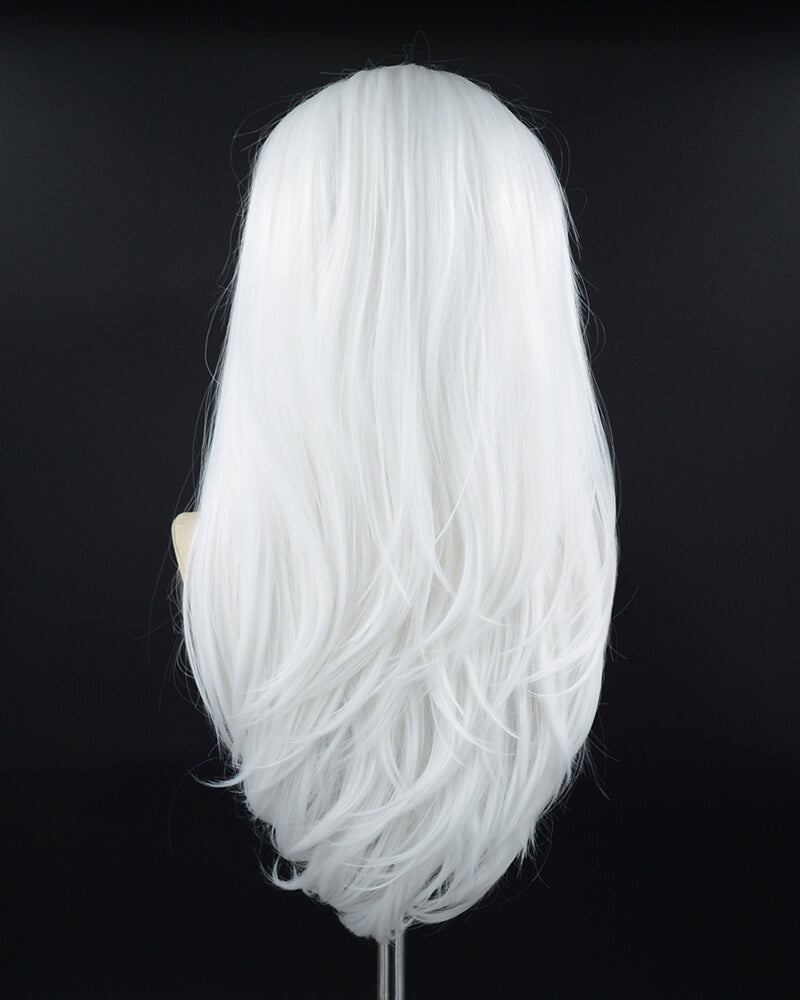 White Synthetic Lace Front Wig WW452