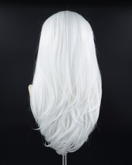 White Synthetic Lace Front Wig WW452
