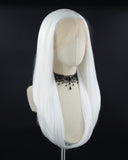 White Synthetic Lace Front Wig WW452