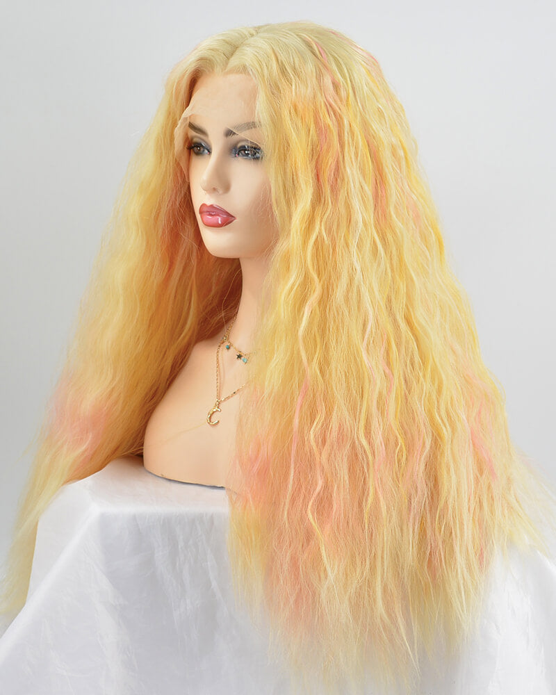 New Curly Synthetic Lace Front Wig WW230