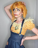Yellow Short Hard Front Wig HW019