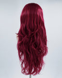 New Wine Red Synthetic Lace Front Wig WT153